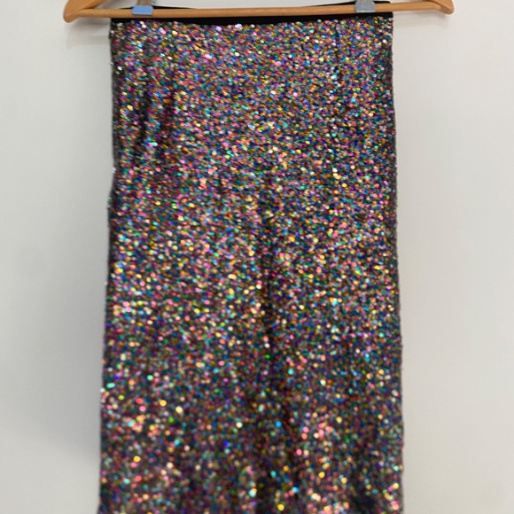 Gianni Bini S Multicolor Sequin Skirt - Picture 4 of 13